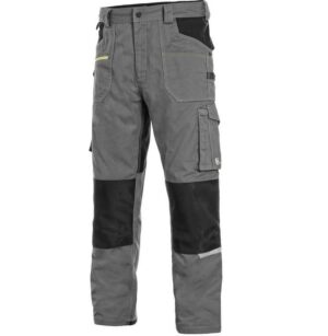 Spodnie CXS Stretch szaro-czarne