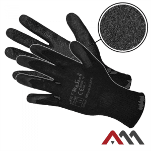 Zestaw (12 par) Rękawic ART.MAS RWGRIP BLACK KAT.1