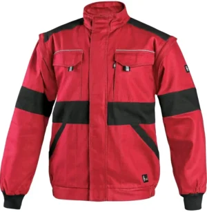 Bluza robocza CXS Luxy Eda czerwono-czarna