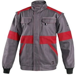 Bluza robocza CXS Luxy Eda szaro - czerwona