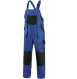 Spodnie ogrodniczki CXS Luxy Robin  niebiesko-czarne