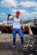 Kask ochronny LAHTI PRO L1040202 czerwony