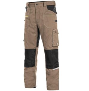 Spodnie CXS Stretch beżowo-czarne