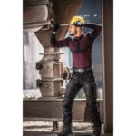 Hełm przemysłowy do pracy na wysokości LAHTI PRO L1040902 żółty