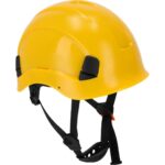 Hełm przemysłowy do pracy na wysokości LAHTI PRO L1040902 żółty