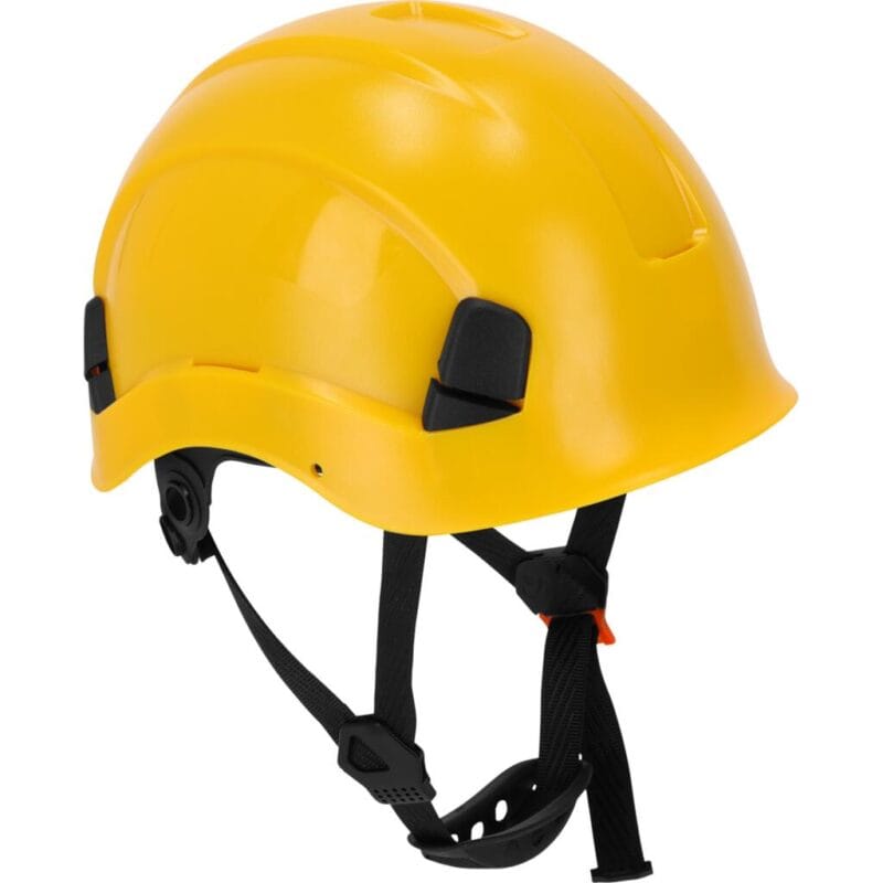 Hełm przemysłowy do pracy na wysokości LAHTI PRO L1040902 żółty