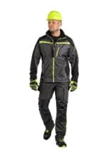 Bluza robocza CXS Naos szaro-czarna z żółtymi dodatkami