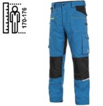 Spodnie CXS Stretch niebiesko-czarne 170-176 cm