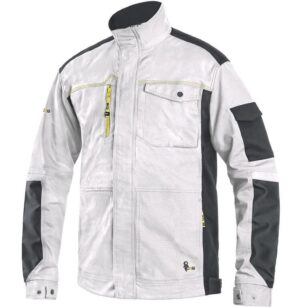 Bluza robocza CXS Stretch biało-szara