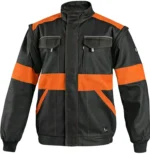 Bluza robocza CXS Luxy Eda czarno-pomarańczowa