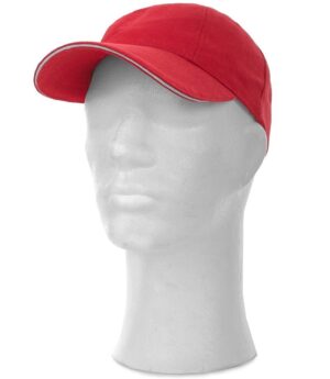 Czapka z daszkiem CXS Jack czerwona